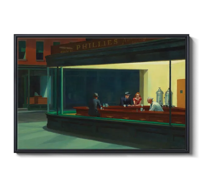 nighthawks painting