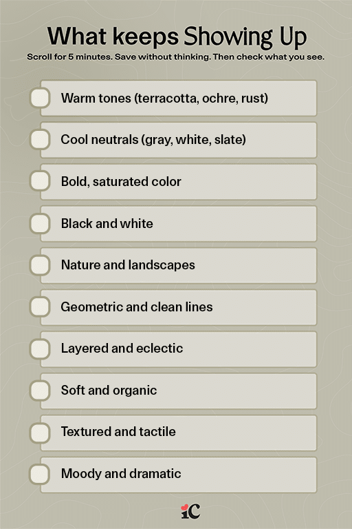 decor style checklist