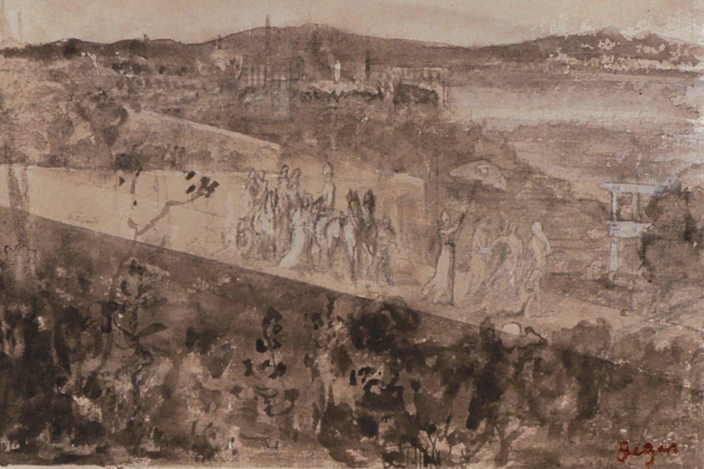 edgar degas landscape art