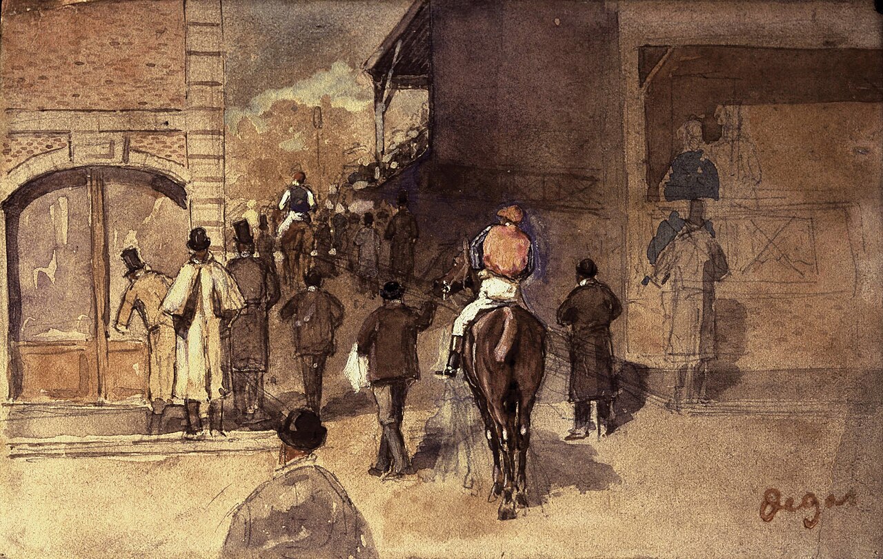 horse artwork edgar degas