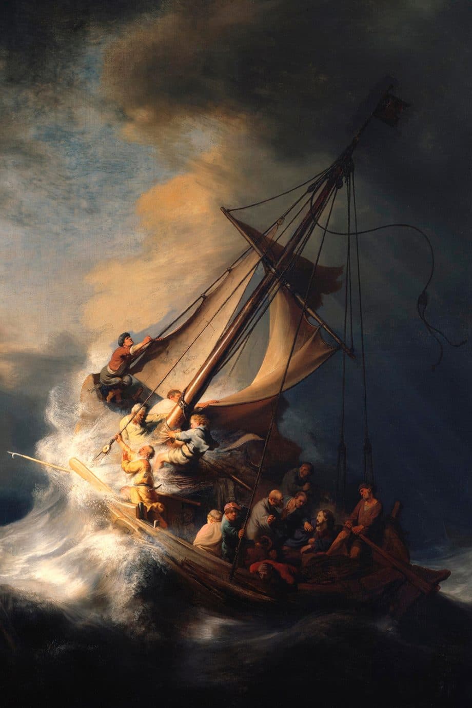 Christ in The Storm on the Sea of Galilee (1633) - Rembrandt