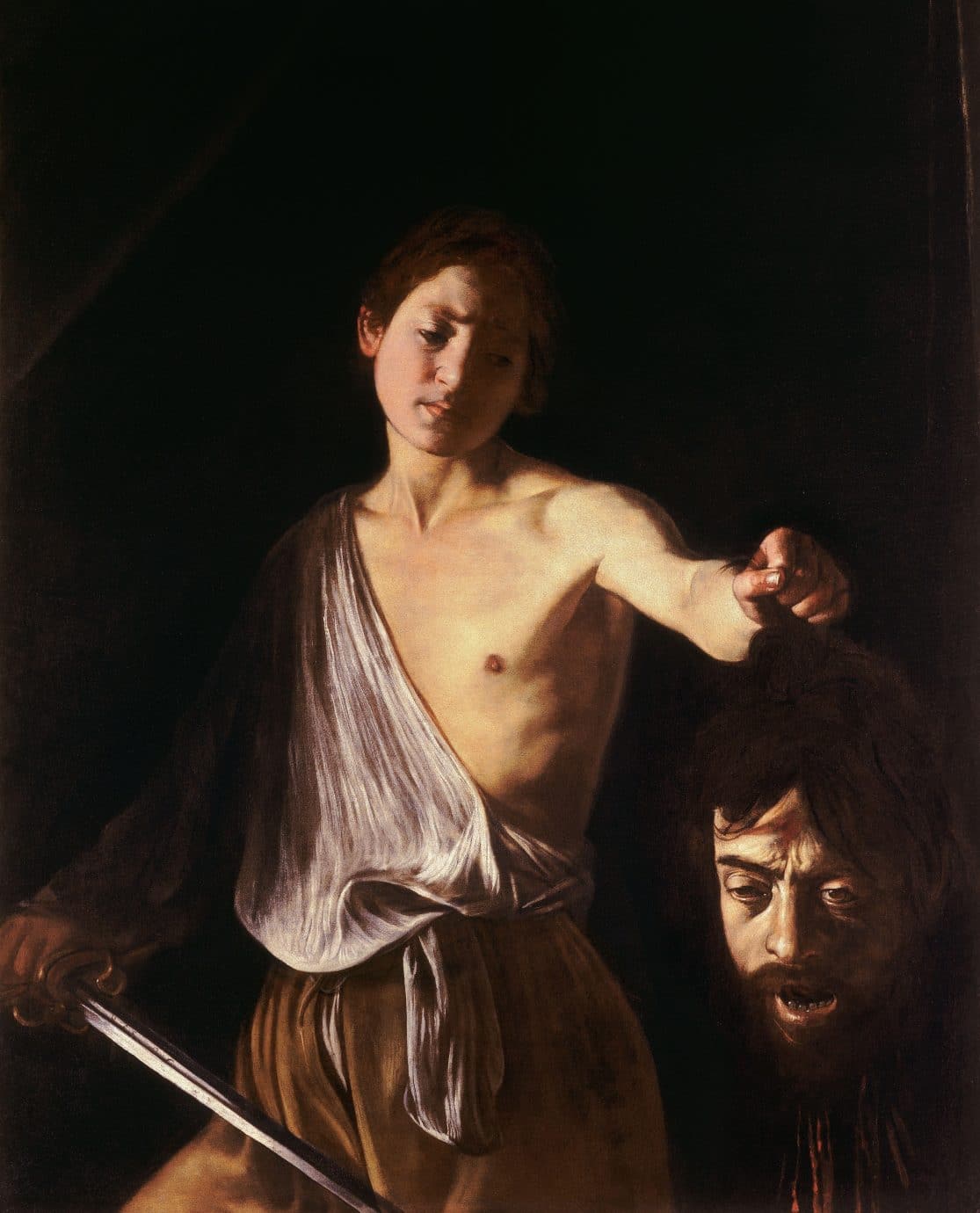 david with the head of goliath painting