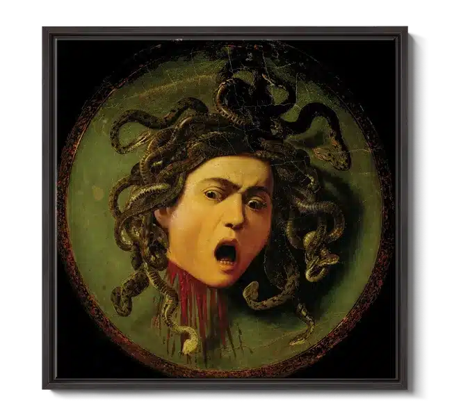 caravaggio medusa painting portrait