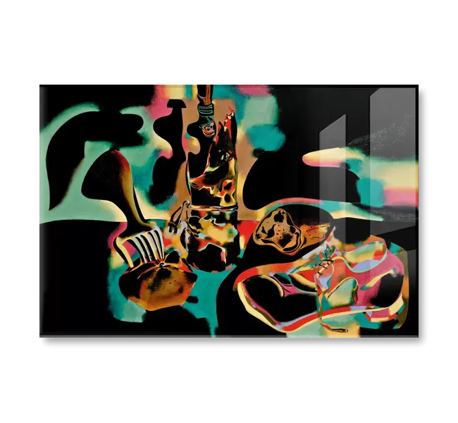 abstract colorful shoe