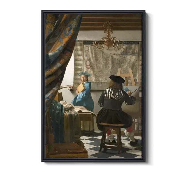 painter in a studio artwork