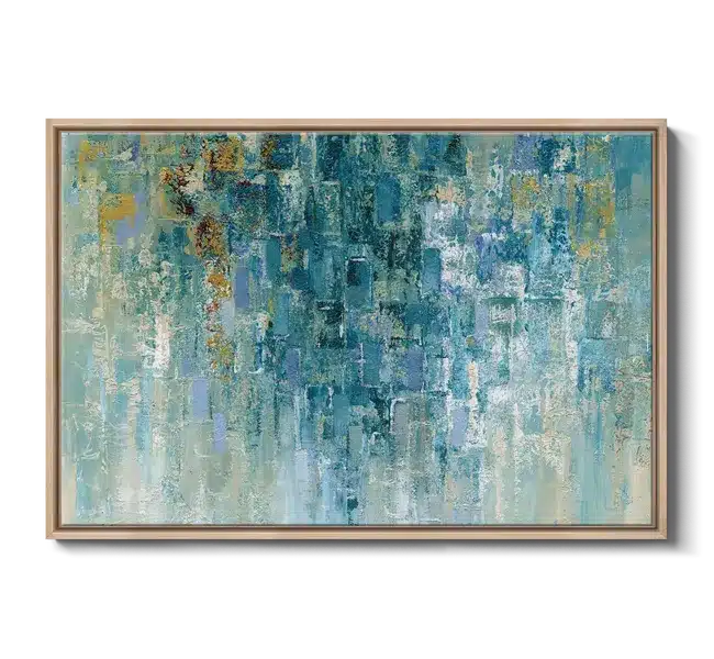 abstract blue and white