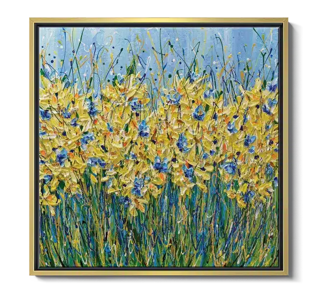 yellow flower field