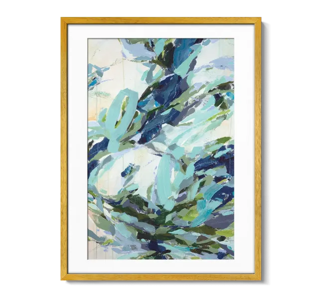 blue and white abstract swirls