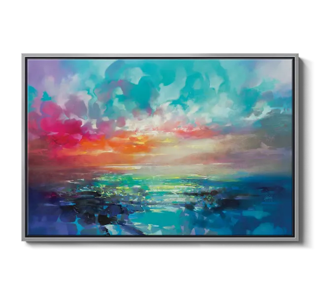 colorful abstract landscape