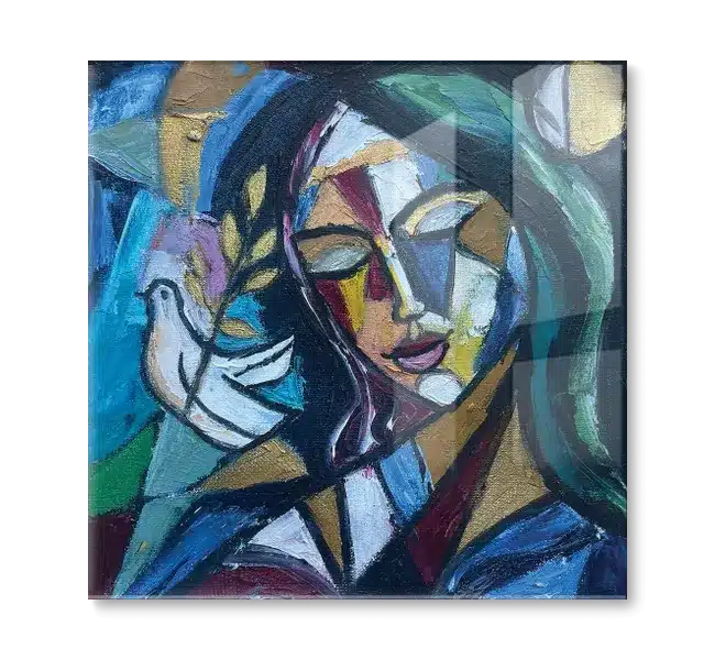 cubism portrait of woman