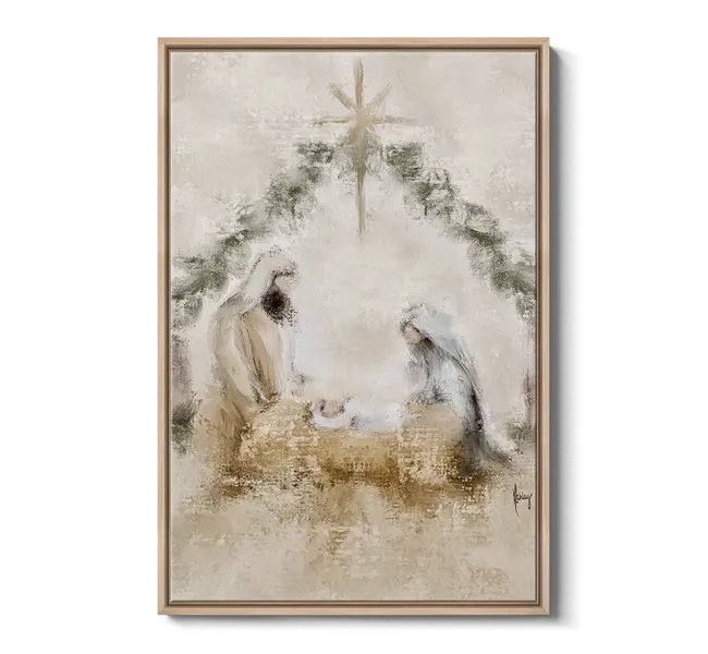 religious christmas scene