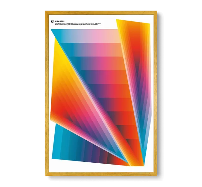 multicolored prism pattern