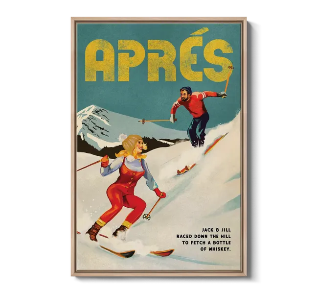 man and woman on ski slopes