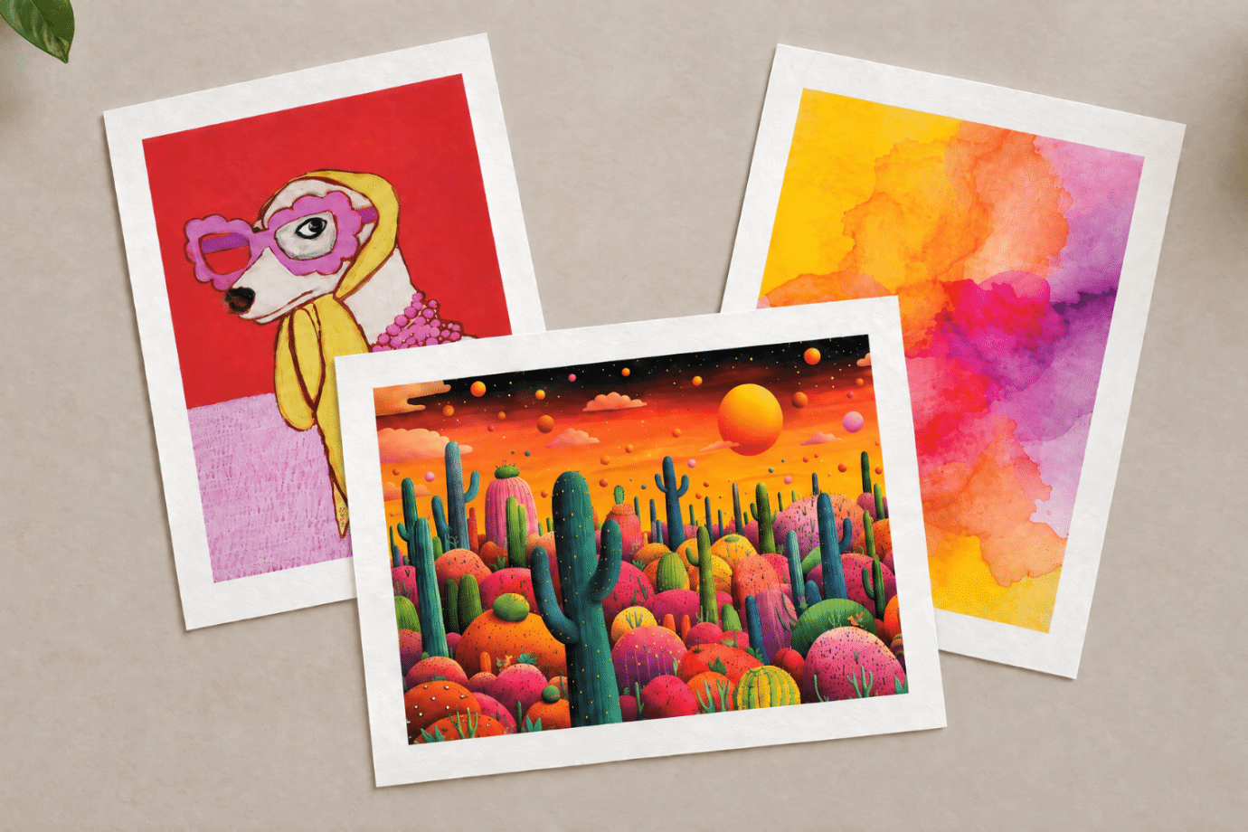 unframed paper art prints