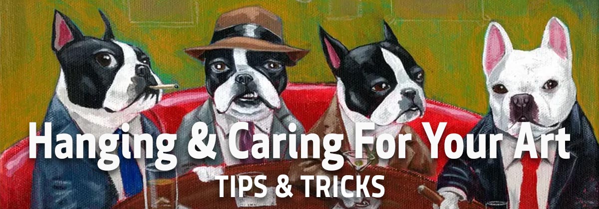 hanging and caring for your canvas art