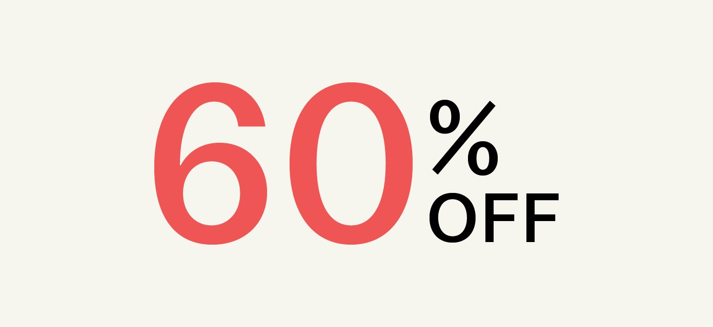 60% off trade discount