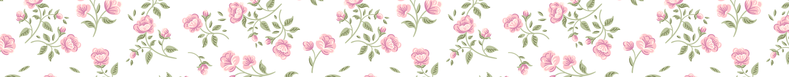 Flourish and Floral Banner